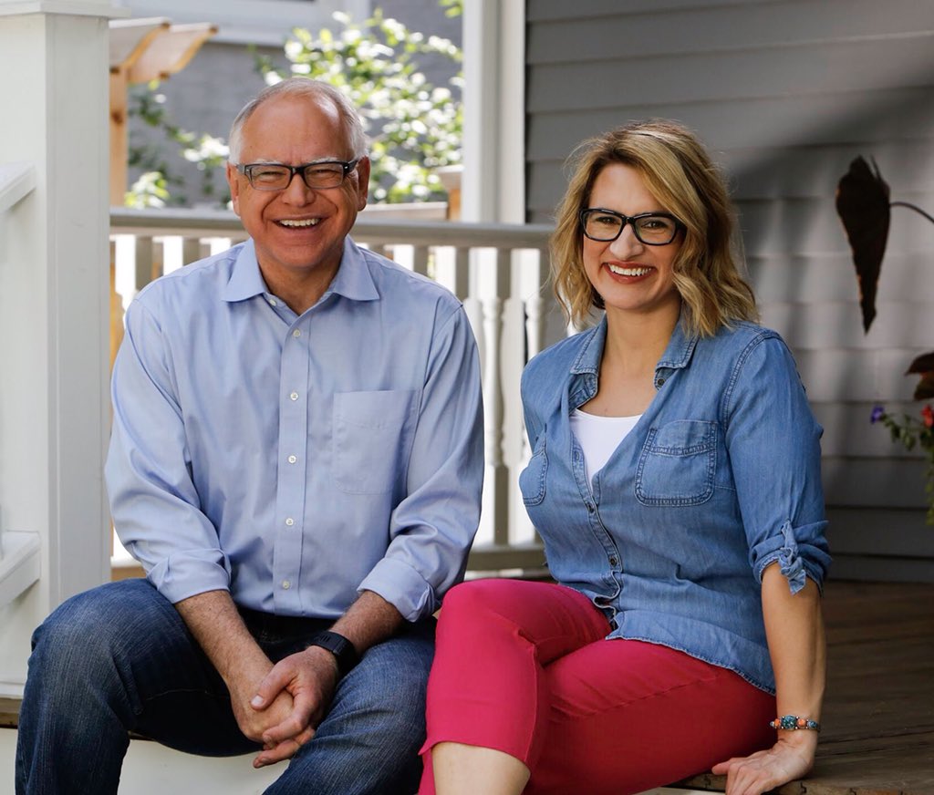 Tim_Walz's tweet photo. Today’s the big day- we’re filing for office. See you at the Secretary of State’s office at 10:30 am. So excited for this next step to make it official!
#uniteMN #winWF https://t.co/VVXQwa7hRy