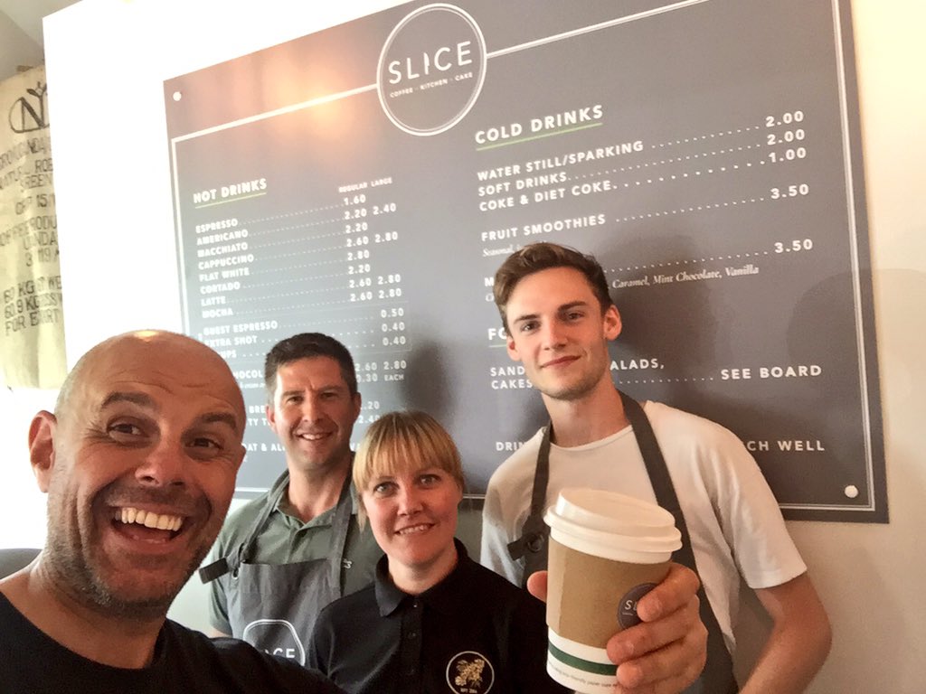 jasonmohammad's tweet photo. A great new addition to Cardiff! Welcome to the new coffee and cake house Slice. Lovely coffee - fab people. I've watched them build this place up every day for months. I wish them the very best. Good luck guys. Give them a try! #Slice #Radyr #Cardiff #Cymru #Wales https://t.co/XvoWXXnpn8