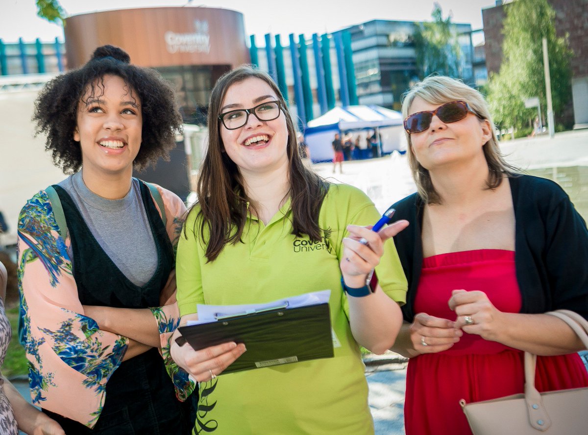 Our Open Day is fast approaching on Saturday 16th June! 😍🙌
Learn more about our courses and facilities that we have, pick the brains of current students and staff, and explore the campus right in the heart of the city! #Covopenday

More info 👉 bit.ly/2jkJACg