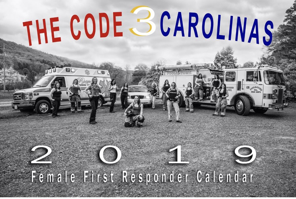Code3Carolinas's tweet image. Pre-orders for the 2019 code 3 Carolina calendar are available now! Be the first to get your copy of the 2019 code 3 calendar! Six new code 3 Carolina girls!