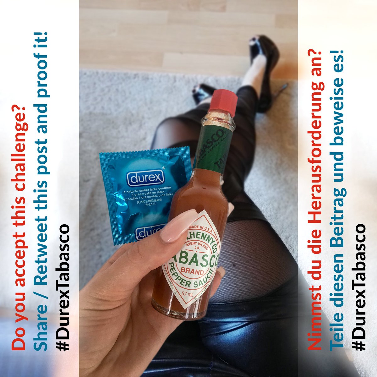 FootQueenAmanda's tweet photo. Wer akzeptiert diese Herausforderung?
Wenn du diese Herausforderung annimmst, retweet diesen Beitrag und liefere einen Beweis.
#DurexTabasco

Who will accept this challenge?
If you accept this challenge, retweet this post and proof it.
#DurexTabasco
  
#Femdom #Challange #herrin https://t.co/qFNrC47OEr