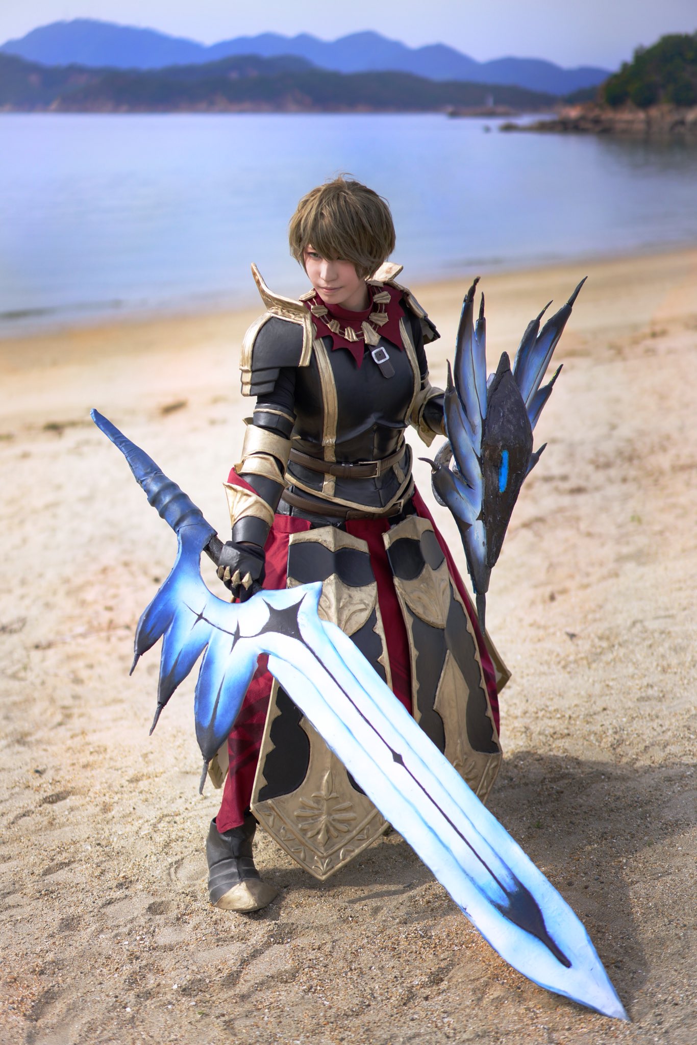 鈴屋 コス Cos Mhw 装備 ダマスクa 頭装備非表示 武器 レイ トリアングラー Photo 海月さん Umituki Kurage 島コス笠岡