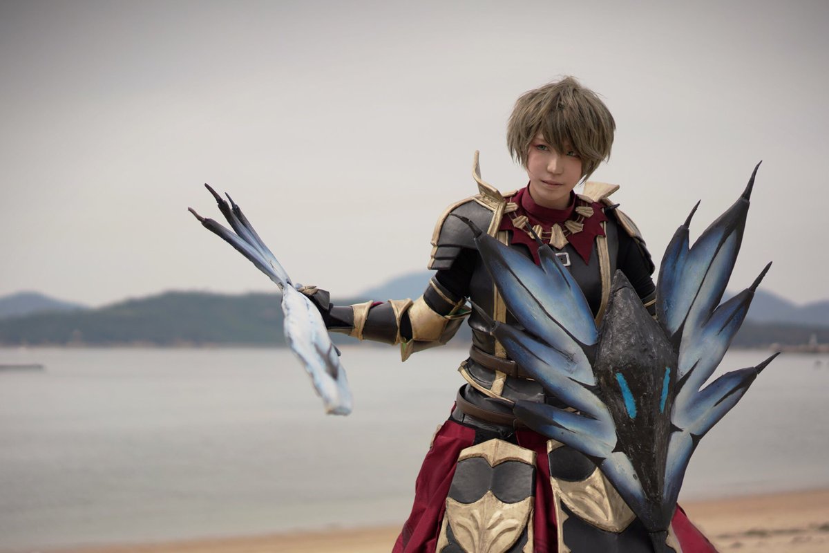 鈴屋 コス Cos Mhw 装備 ダマスクa 頭装備非表示 武器 レイ トリアングラー Photo 海月さん Umituki Kurage 島コス笠岡