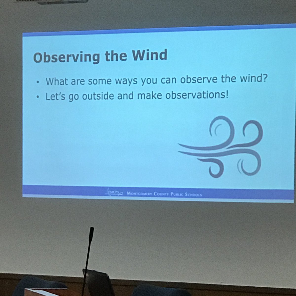 EICsupervisor's tweet photo. Our Kindergarten Teachers and Staff Development teams going outside to simulate an observation of the wind lesson they will teach next year #NGSS @EICESOL  @EIC_SCI_SS https://t.co/qFtB1vSX9W