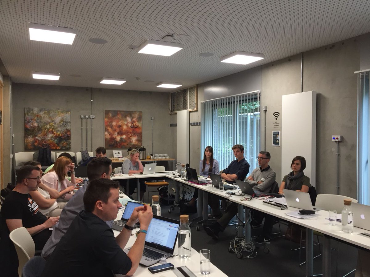 Discussing city challenges smartcityinnovation.eu/open-calls/ with #Smartcity innovation SCIFI partners <a href="/MeetinMechelen/">MeetinMechelen</a>, <a href="/StadBrugge/">Stad Brugge</a>, @DataBelgium and <a href="/unisouthampton/">University of Southampton</a> to find data driven solutions for #mobility, #energy, and #environment