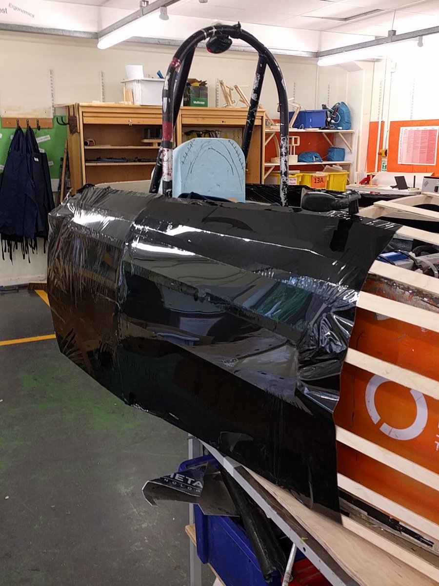 taptonracing's tweet photo. Solar film going on, it may even float. https://t.co/1JbsYudkQG