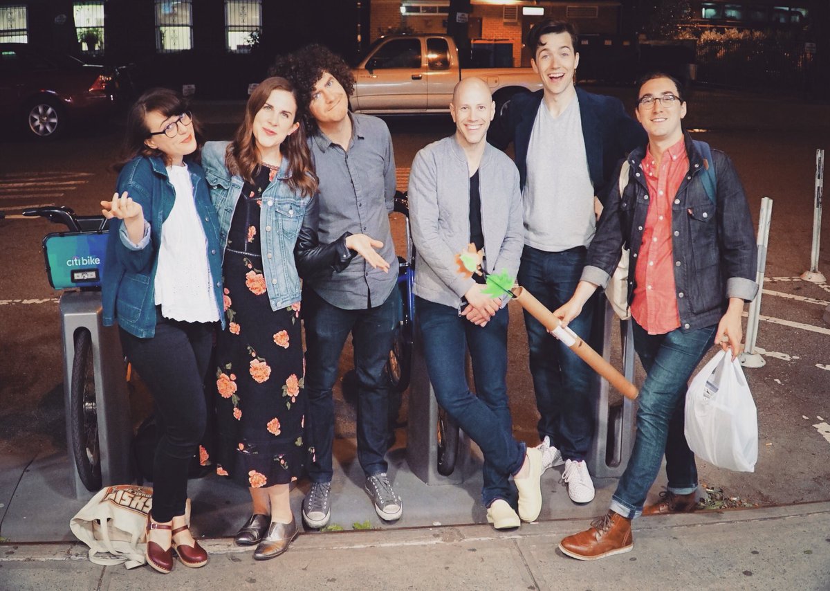 osfugsketch's tweet photo. Well folks, tonight we hang up our Don’t Think hats and take one final bow on the @ucbtny stage as OSFUG. Get your tix and kiss us goodbye!!! (Special thanks to @natedern &amp; @spotastic for an amazing 5 years at UCB ❤️) ‘Fug yeah baby!!!! https://t.co/yRijlDZ7y0