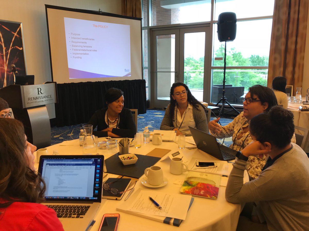AACTE's tweet image. #AACTEWW18 Holmes participants outline messages to address education policy on teacher shortage &amp;amp; teacher diversity #advocateholmes