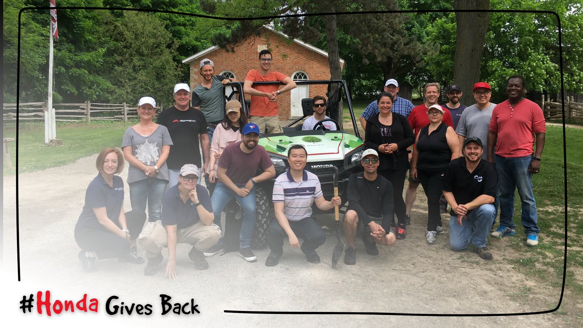 HondaCanada's tweet photo. As part of our ongoing #OneHondaOneTree initiative weโre committed to making the world greener and ensuring the healthy preservation of our #environment. Our associates recently planted trees in #Alberta, #Ontario and #NovaScotia with @Forests_Ontario ๐ฑ๐ #HondaGivesBack https://t.co/eTSC8SzGbt