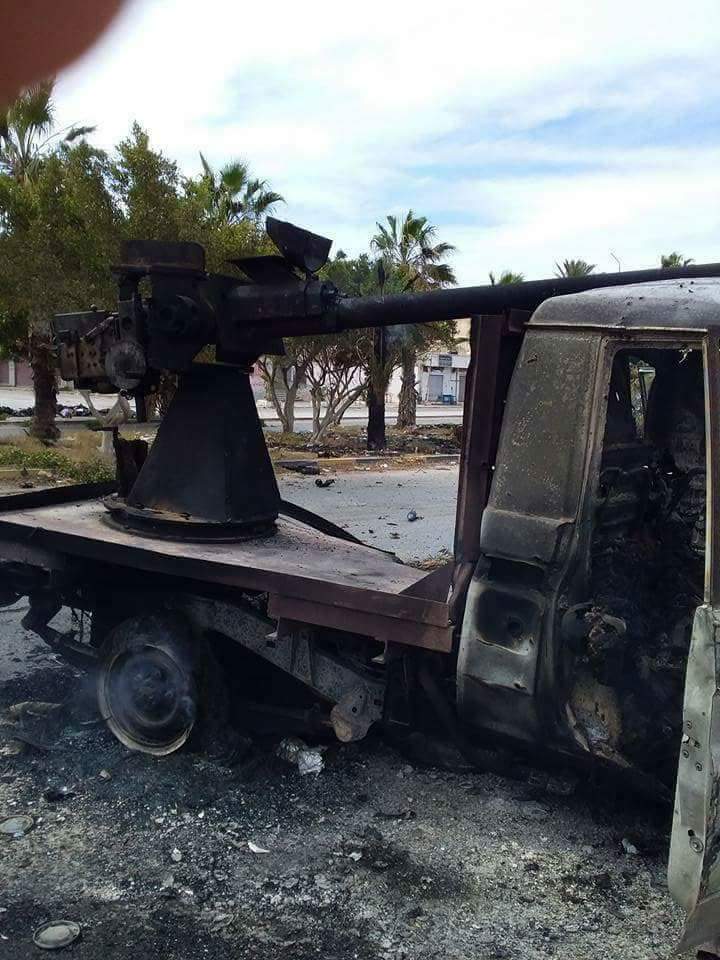 #سحق #دحق  #محق صور بعض سيارات الإرهابي درنة  بعد تم حرقها من قبل القوات المسلحة الليبية