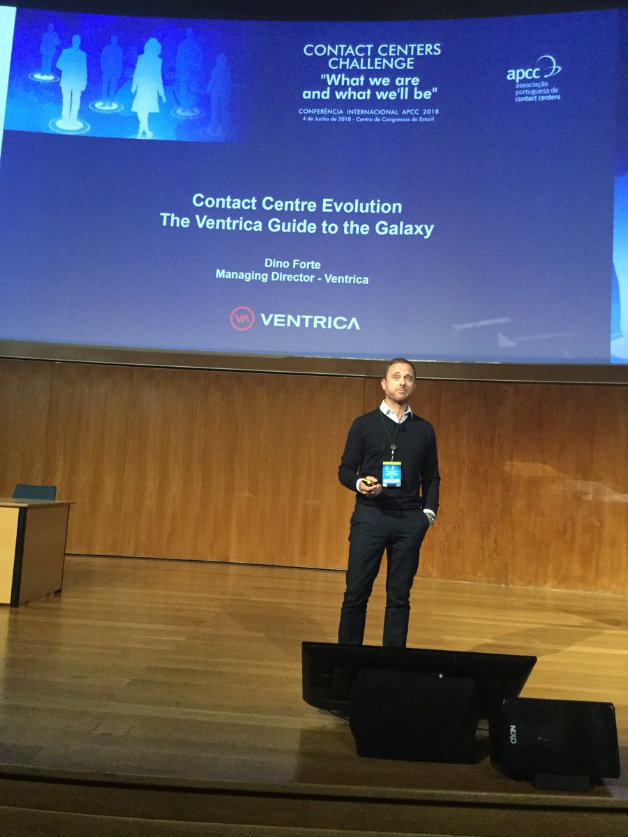 Here we are, in the APCC International Conference in Estoril, after a very interesting morning, we start with the case of <a href="/Ventrica/">Ventrica</a>. Always a pleasure hearing customers, a REAL SOURCE OF LEARNING <a href="/AltitudeSoft/">Altitude Software</a> #ContactCenter #CX #Future #Opti-channel #selfservice...