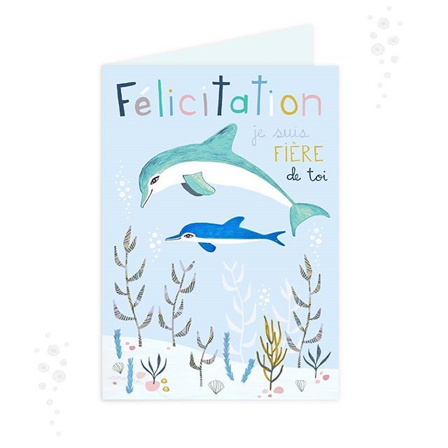 FinchFoxglove's tweet photo. Under the sea card illustration by Laurence Lavallée @akaflo_ Never stop telling your kids that you are proud of them!
#positivereinforcement
#proudmum #jesuisfieredetoi #félicitations #congratulations #greetingcardsdesign #dolphins
#cardforkids #illu… https://t.co/dV8xSBX3IX https://t.co/AREgUy7Jh0