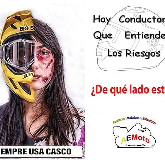 aemoto's tweet photo. Se un Motociclista inteligente, usa siempre un buen casco bien abrochado, con optima protección visual. Te queremos del lado inteligente de la ruta. Cumple la ley y evita multas.
DE QUE LADO ESTAS? https://t.co/MFdTLKEtdQ