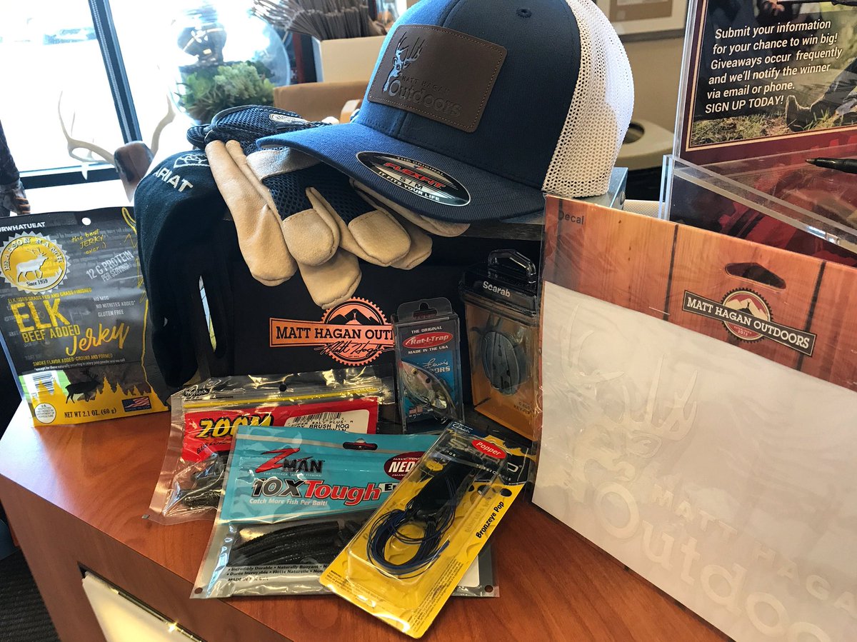 MattHaganStore's tweet photo. With Father’s Day right around the corner, come in today and sign up for our Father’s Day Giveaway! 🎁 We have a lot of great prizes that YOU could win! 😁
•
Sign up between now and June 17, 2018 at the front register for your chance to win!
•
#MattHaganOutdoors #FathersDay https://t.co/SWahQC9cZD