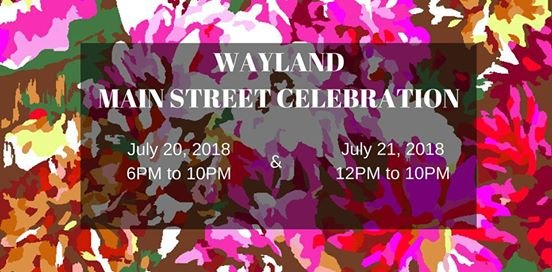 WaylandMainSt's tweet image. Signup for all the events and activities we have coming for Main Street Celebration 2018. We have a TON of great stuff going on to celebrate Waylands 150th! Check out the events page, buff.ly/2JoaSqj,  and our website, buff.ly/2Jxljro,  for up-to-date information.
