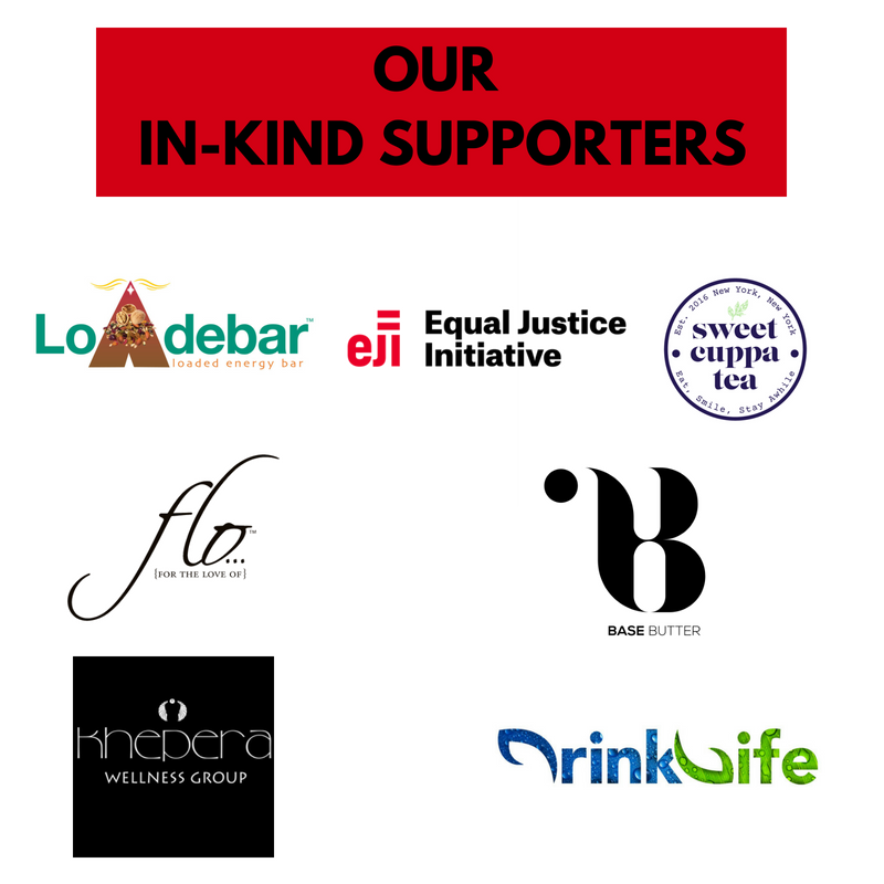 YBGB_Institute's tweet photo. Thanks to our awesome in-kind supporters, our #CFP18 cohort will enjoy #Woke, #Dope, and #Healthy products, samples and experiences. S/O
 @LoAdebar @SweetCuppaTea   @MarcusJohnson3k  @eji_org  @BASEBUTTER ,@KheperaWellness  and @DrinkLifeAlka  Y'all rock! #supporters #Partnership https://t.co/EFHqsM96rx
