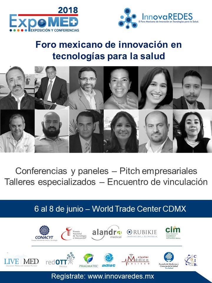 horus_i2d's tweet photo. ¡Gracias! a los aliados por su  gran  apoyo, compromiso y difusión. Solo faltan 2 días para Foro #InnovaREDES donde la Industria, Instituciones, Universidades, empresarios  y gobierno creamos un lugar ideal de dialogo y crecimiento al sector Salud y Dispositivos Médicos. #Mexico https://t.co/xHXmyvyoC7