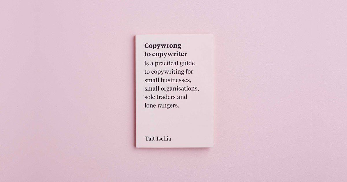 Ordered "📕 Copywrong to copywriter" (by <a href="/TaitIschia/">Tait Ischia</a>) last week buff.ly/2JltO9c 

#copywriting #copy #copywriter #uxwriter
.