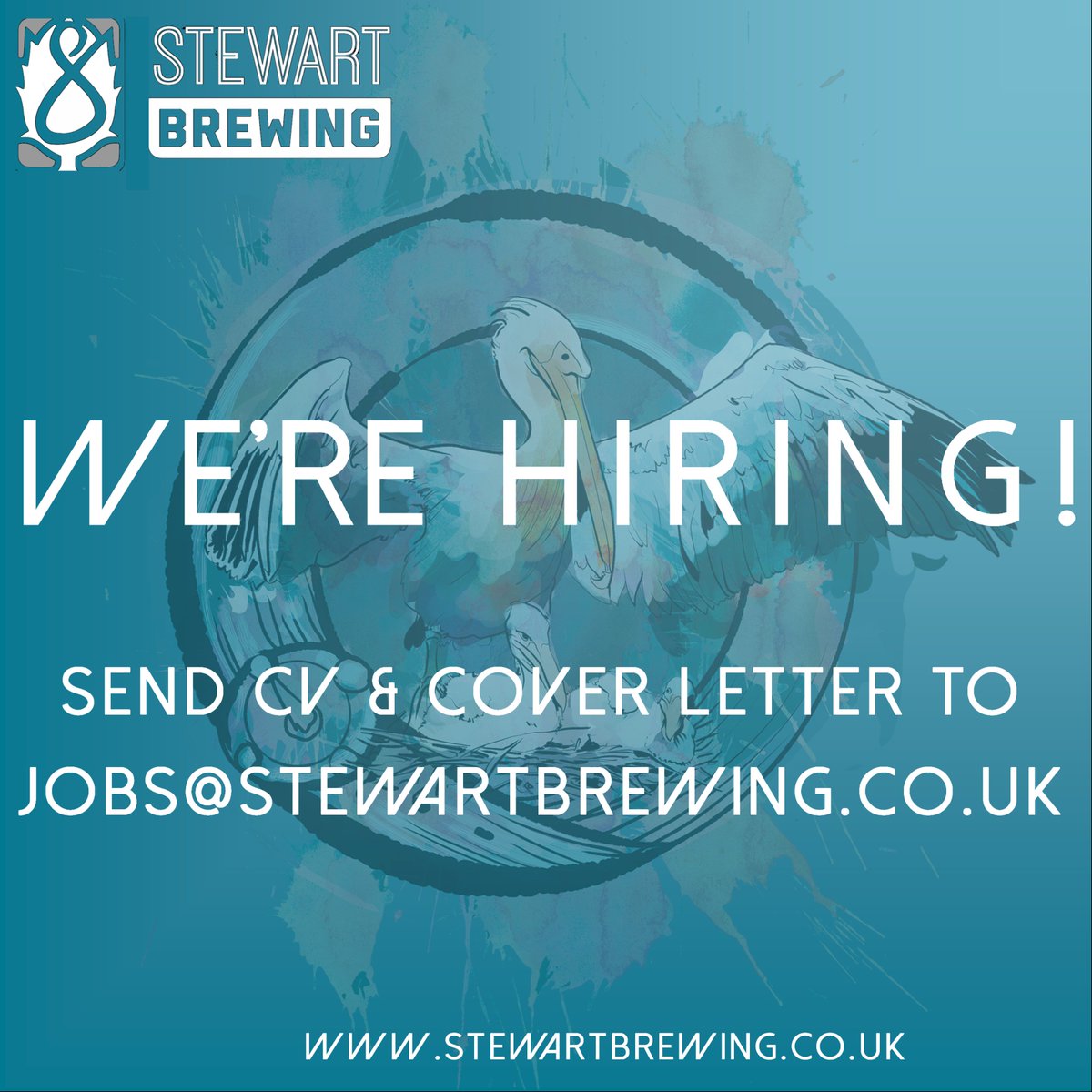 StewartBrewing's tweet photo. Here's two more opportunities to join the team at Stewart Brewing! First, we're looking for a part-time Telesales Administrator, working Mon-Wed each week (https://t.co/aa6Bvxj0Xc) &amp; second is a full-time Admin Officer (https://t.co/KQY6lTfutL). Please share with anyone suitable! https://t.co/4jeQChuXLo
