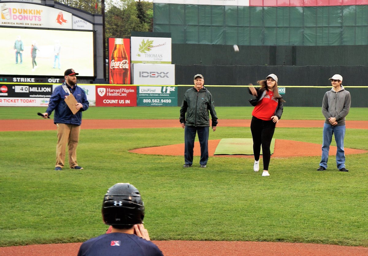 Here is an action shot of our 1st Annual Ray Gagnon Volunteerism Scholarship Recipient, Hailey Woodman of Biddeford High School. She nailed it! Congratulations again Hailey! Learn about our 2019 Scholarships here: goo.gl/kpJ4ag