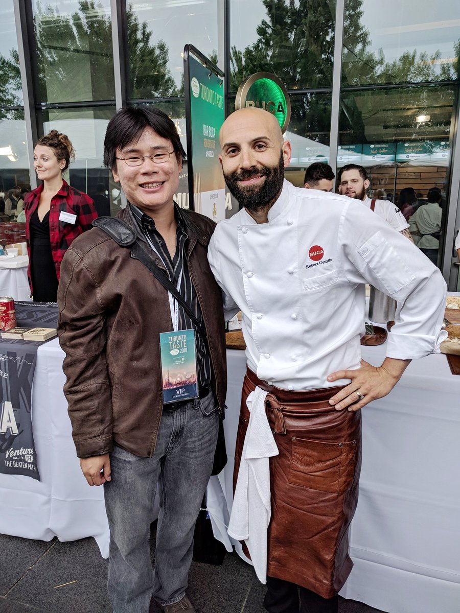 Chef Robert Gentile of Buca with Travelling Foodie