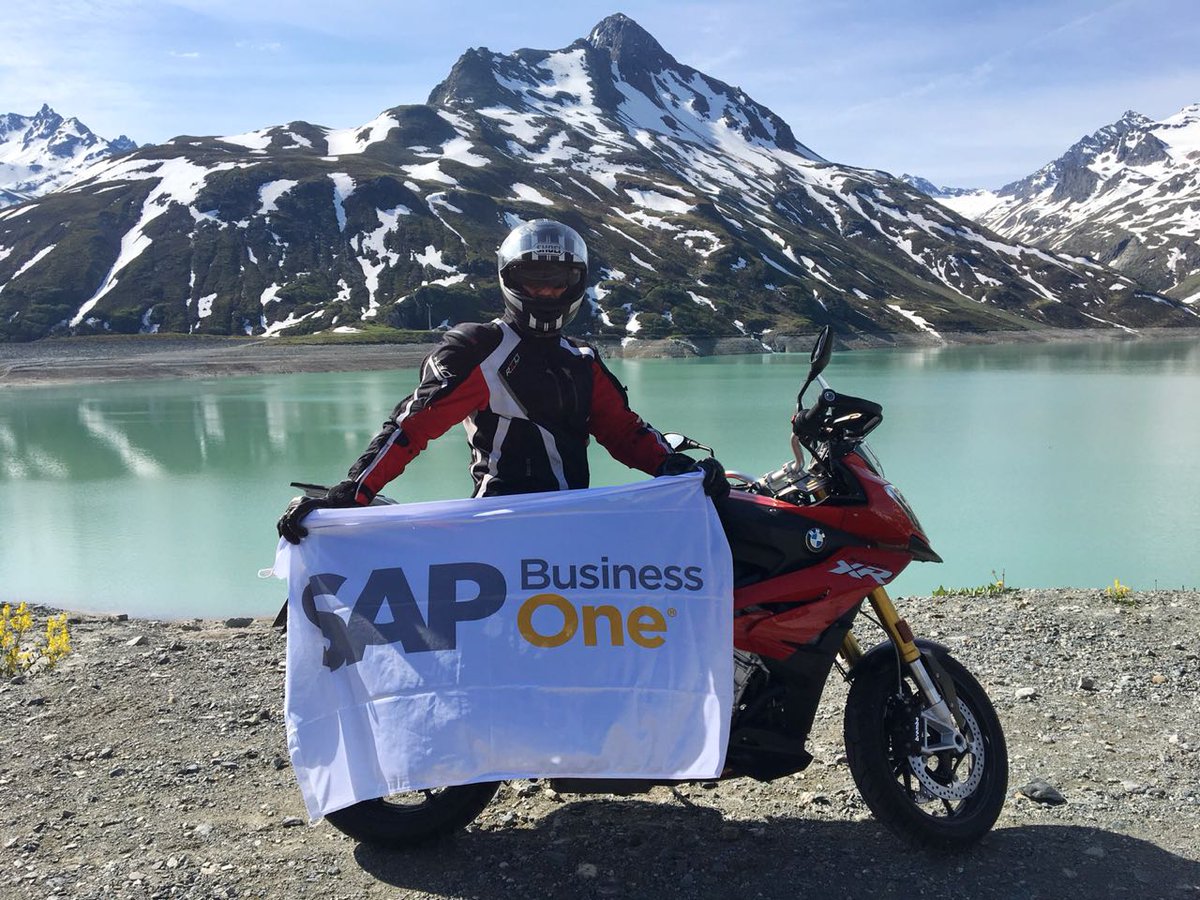 rocon_gmbh's tweet photo. Achieving the heights with #SAPBusinessOne! 🏍️
Our branch manager Peter Riehn sends his greetings with this beautiful view of the #Alps.
#silvretta @pauloalmeidaSAP @SAPdach @SAPBusinessOne #roconroll https://t.co/s4Jm3g1snR