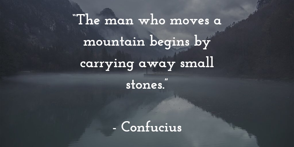 What stones are you moving this Monday? #onestoneatatime #motivationalmonday #silverliningste