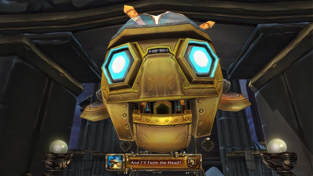 gnomie4life's tweet photo. Gnomething to see here, just tinkering around in my new toy. Thanks dad! #Mimironshead #Warcraft #gnomie4life #forGNOMEREGAN!!! https://t.co/xc3XeBn7fa