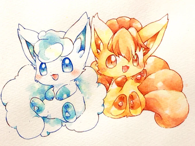 時間があったのでもう1枚。
ダブルロコン?
#ロコンの日 