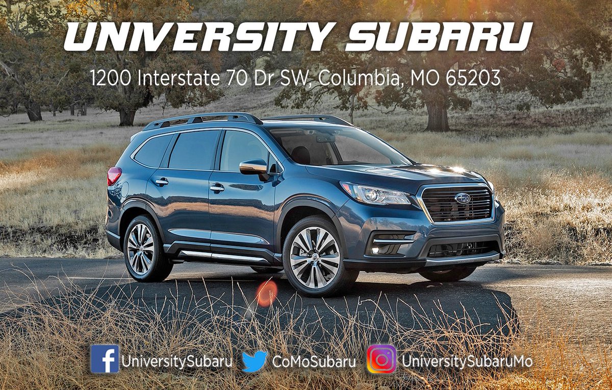CoMoSubaru's tweet photo. Want to be the first to check out the All-new 2019 Subaru Ascent!? Then stop by our dealership between Wednesday June 6th and Saturday June 9th and check out 3 rows of AWESOME! #UniversitySubaru #SUBARU #ColumbiaMO #Columbia #Mizzou #Missouri #LOVE #MO #subaruascent #Ascent https://t.co/vdvAPMDw59