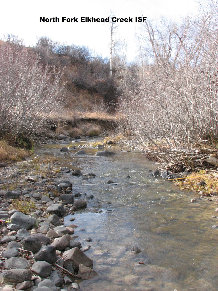 RobViehl's tweet photo. Trifecta of Instream Flow water rights totaling 24.5 miles were decreed to @CWCB_DNR on Friday. They are Dry Fork Roan Creek (Garfield County), North Fork Elkhead Creek (Routt County), and Slater Creek (Moffat County). News like this makes for an awesome Monday. https://t.co/QIw8mEbfL4