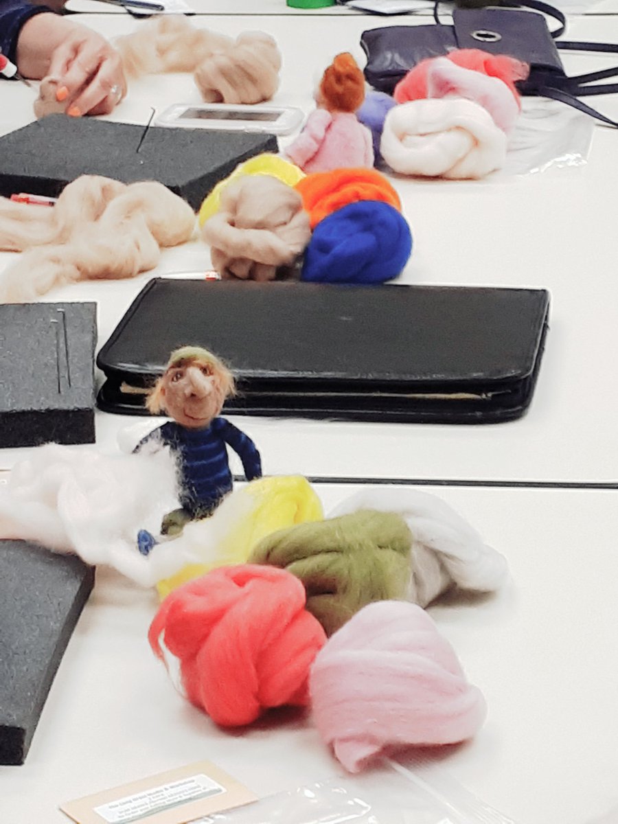 lmpopit's tweet photo. I #felt like someone was watching... 

Needle Felting in Puppetry - Juanita Dawn 

#PuppetPower2018 #Craft #Create #Heartfelt https://t.co/myNR17QGEA