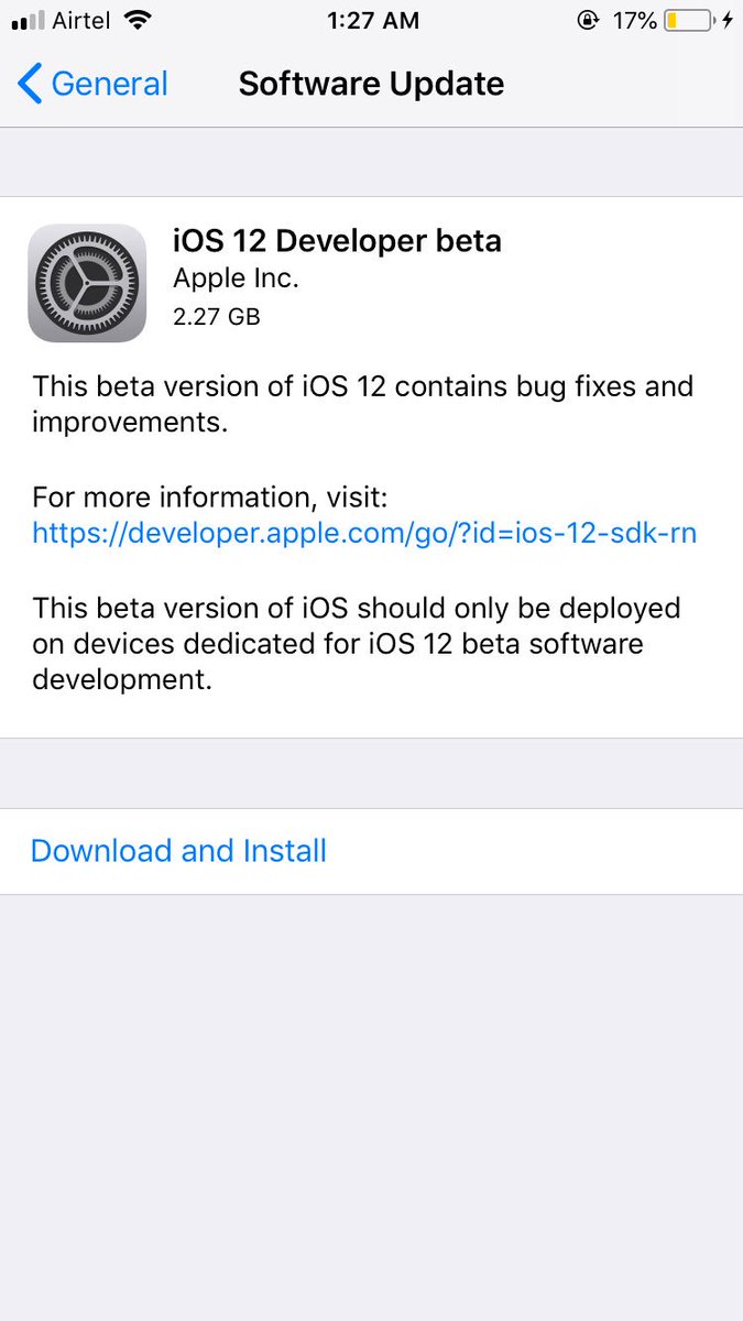 thota_J's tweet image. 🤩🤩 #cantwait #ios12beta