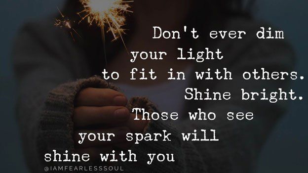 iamfearlesssoul's tweet photo. Don't ever dim your light to fit in with others. SHINE BRIGHT Those who appreciate your energy will shine with you. https://t.co/KgOCuvPm5i https://t.co/MZFve0K48M
