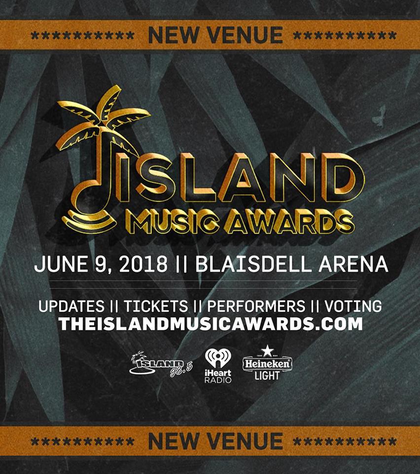 The 98.5 iHeart Radio Island Music Awards will be held on Saturday, June 9, 2018 at 5:30 pm at the Blaisdell Arena!!
Get your tickets here: bit.ly/islandmusicawa…
More Info: island985.iheart.com/featured/islan…