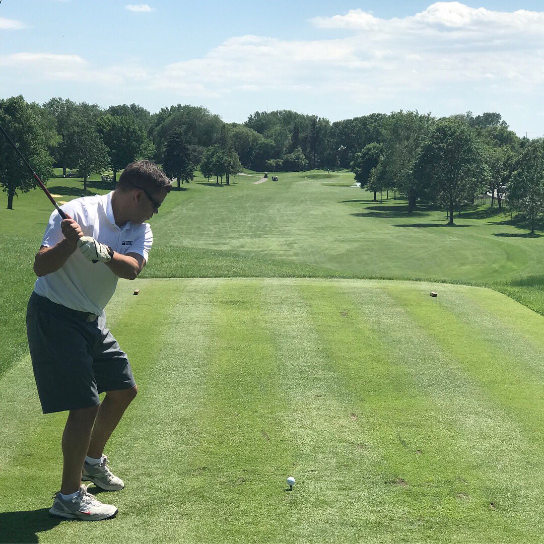 AISMinnesota's tweet photo. #Golfing for a great cause today!
For over 20 years, the #EagleShoot has provided necessary funding to support the athletic &amp; co-curricular programs at #TotinoGrace. We’re hoping for a hole-in-one! ⛳️
#aisminnesota #ais #totinogracehighschool #midlandhills #fundraisingevent https://t.co/4GollIkvzN