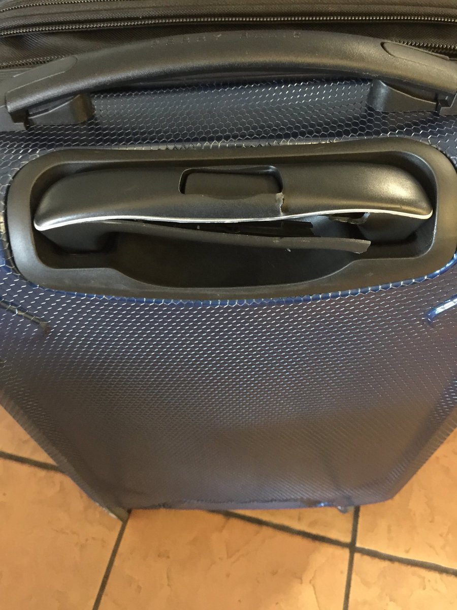 Beaucotey's tweet photo. #westjet thanks for breaking my daughters gift. #disappointed #loyal-customer WS165 https://t.co/k9YfjPr6ff