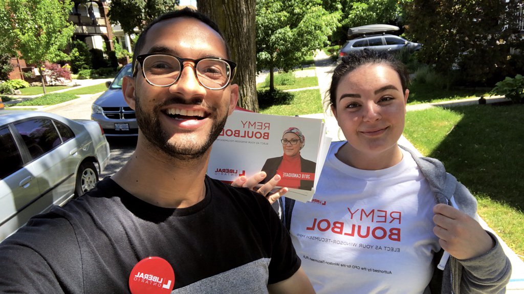 I love knocking doors on beautiful summer days in #Walkerville ☀️

I know that @RemyBoulbol is a fierce advocate for Windsor-Tecumseh! <a href="/OntLiberal/">Ontario Liberal Party | Parti Libéral de l'Ontario</a> <a href="/GoKnockDoors/">Go Knock Doors</a>