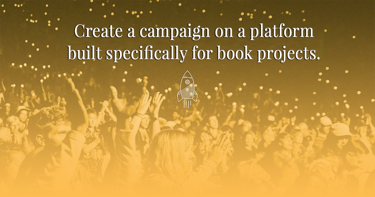 PubLaunch's tweet image. We're new! And a little different. Take a second to try out a crowdfunding platform designed just for you. Get started at publaunch.com