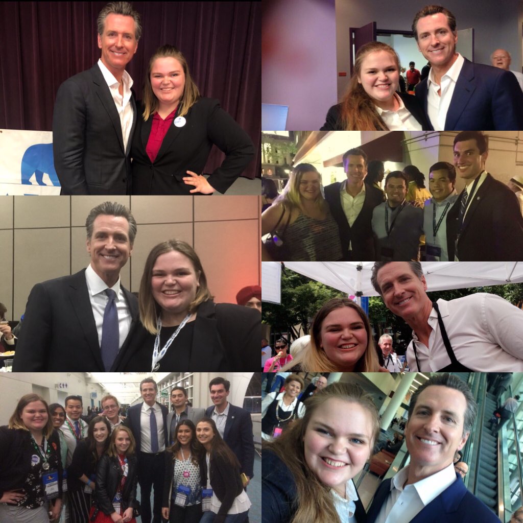 chazeHer's tweet photo. After following him around for four years, I finally get to vote for one of my all-time favorite candidates @GavinNewsom on Tuesday! To all of my California friends, don't forget to vote today or tomorrow to make sure your voice is heard. #GavinForGovernor #Gav4Gov https://t.co/CJTVjwxdlg