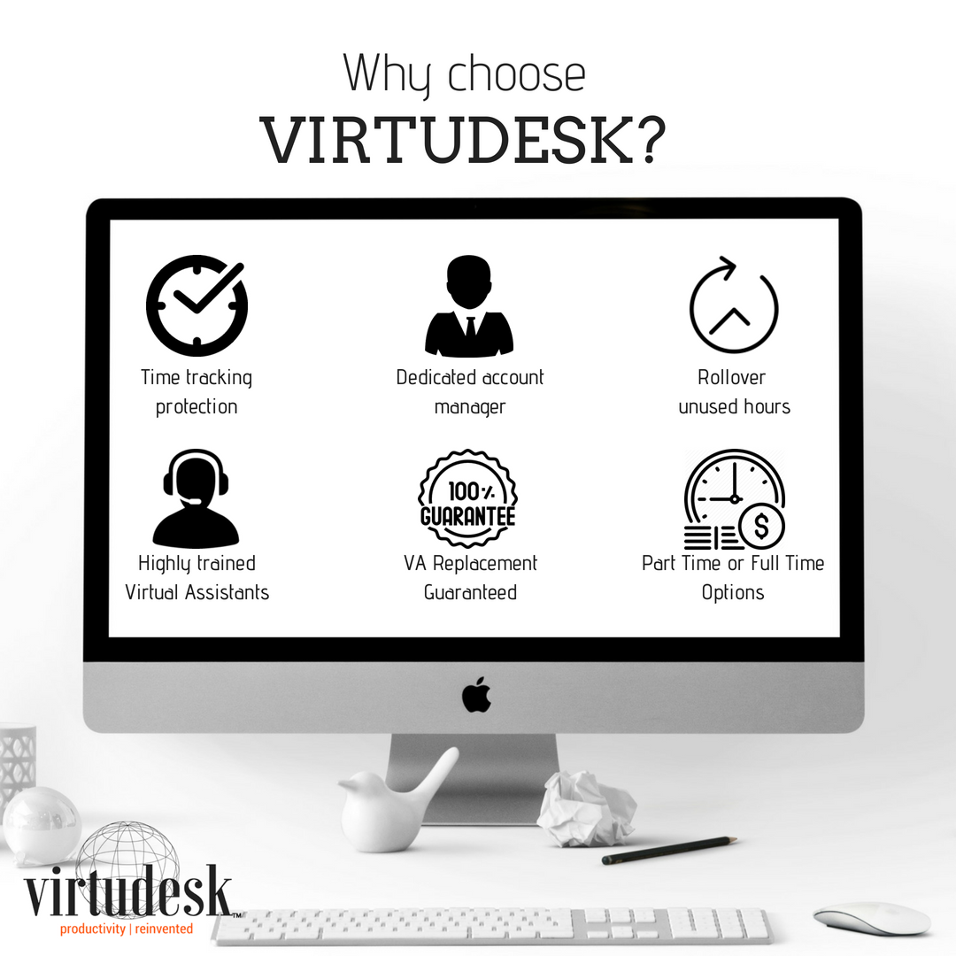 virtudeskcom's tweet photo. These are just some of the many reasons why you should choose Virtudesk in hiring your Virtual Assistant. Contact us today and let us build a plan to net a million dollars! Happy Monday!
#virtudesk #virtualassistant #leverage #business #virtualpartners #mondaymotivation https://t.co/C2AncfnI3Z