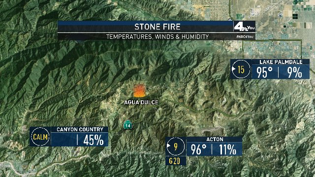 Anthony Yanez On Twitter Stone Fire In Agua Dulce Has Grown To