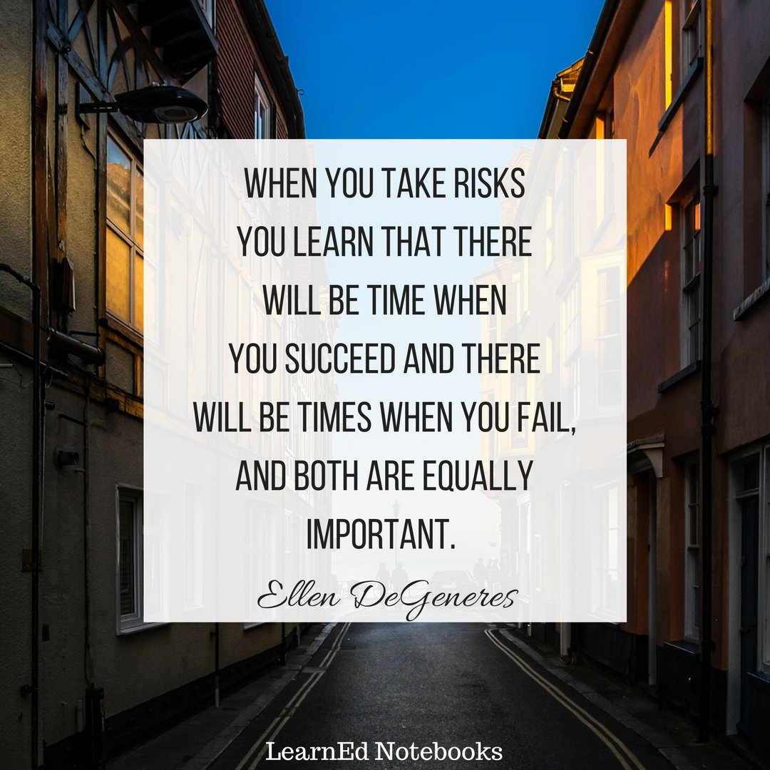 LearnEdScience's tweet photo. What risks will you take today? #edchat #k12 #TEACHers #kidsdeserveit https://t.co/2XCkckkOOG