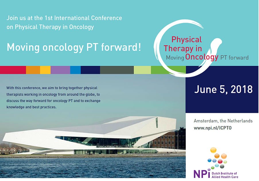 ACBeintema's tweet photo. Today in the EYE Film Museum in #Amsterdam Masterclass 'Breast cancer survivorship care' and tomorrow the first 'International Conference on Physical Therapy in Oncology' #MovingOncologyPTforward https://t.co/EmxGpows7F