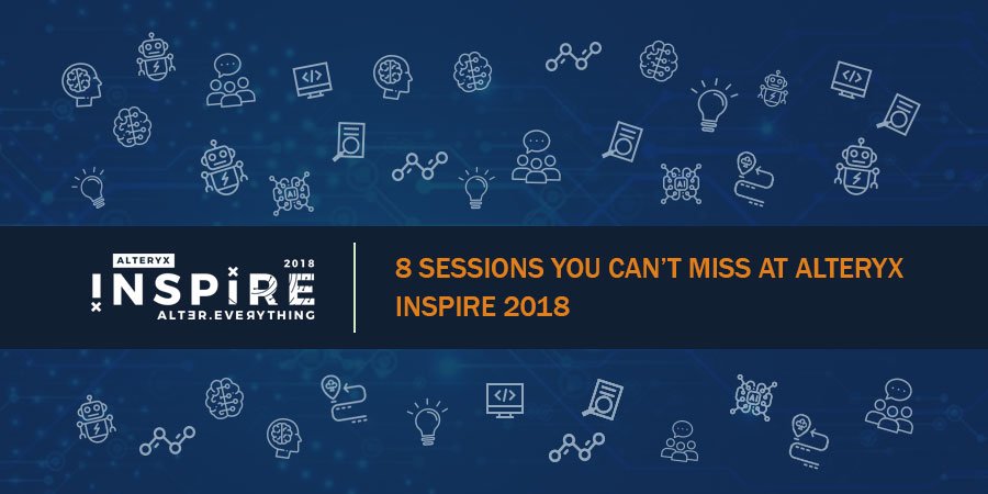 Grazitti's tweet photo. Alteryx Inspire 2018 has finally begun! There’s so much to do in such little time! Read this blogpost https://t.co/3nhk4zkFc0 to ensure that you have these must-attend sessions on your priority list during the event. #alteryxinspire2018 #alteryx18 #inspire18 https://t.co/pD07NqFhyC