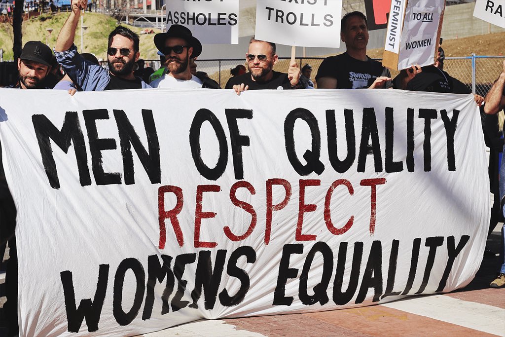 OLMCwrights's tweet photo. Men should be more engaged in the fight for women’s rights. https://t.co/76Kxi13BC4