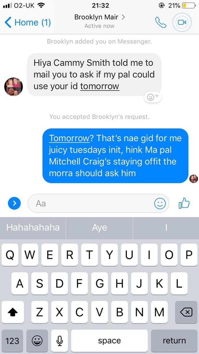 CammyS12's tweet photo. Mad random burd mailed barret for a shot of his ID n we've been ripping the cunt out her for the last 20 minute hahaha. More tae follow https://t.co/cArlaqEx8D
