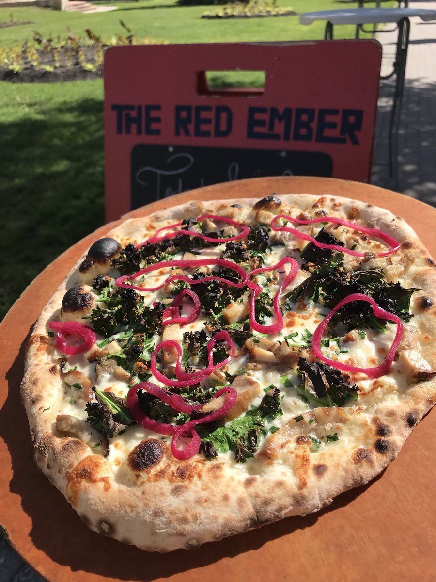 theredember's tweet image. The sun is back and so are we! Our special The Citizen Kale will delight the senses on Broadway today till 1:30. Zinn Farms Berkshire belly, thyme soubise, kale, garlic chives, mozzarella and finished with pickled onion.