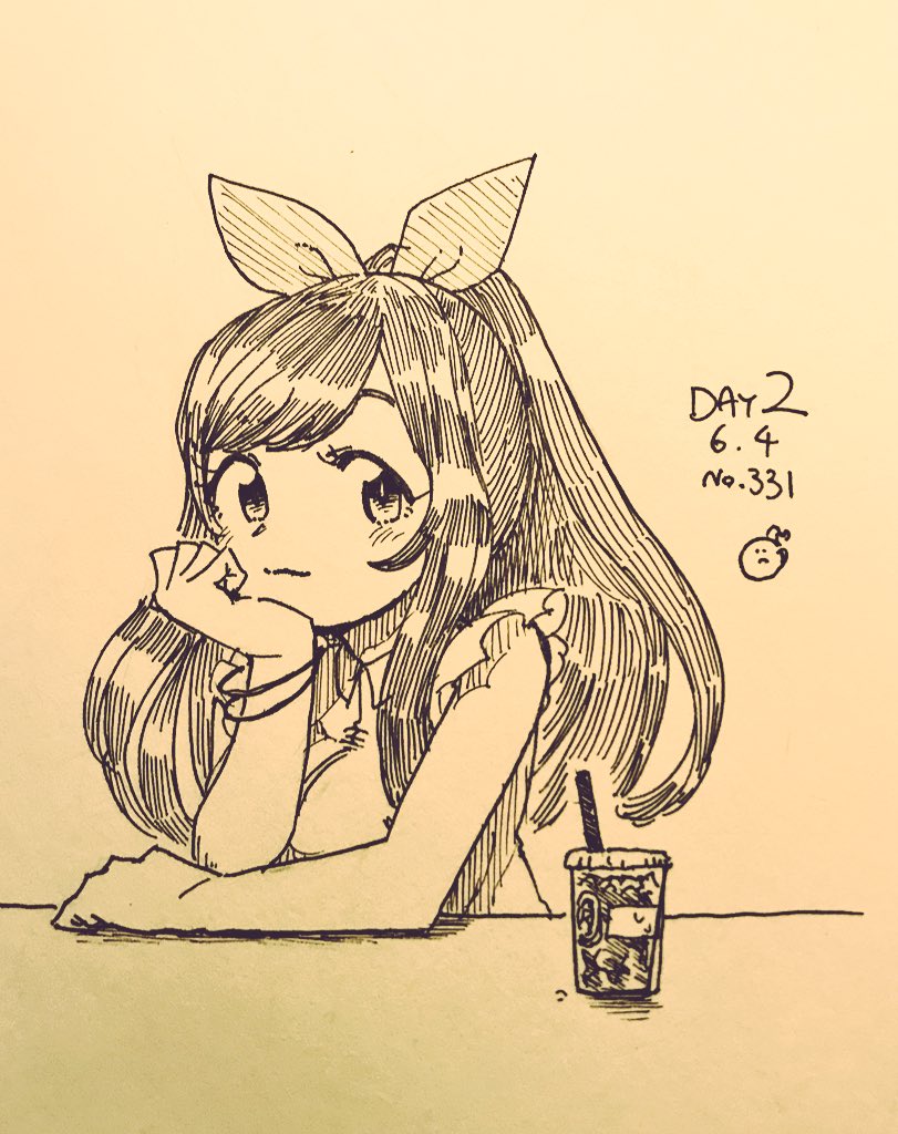2日目!プラスチックカップ似合いそう 