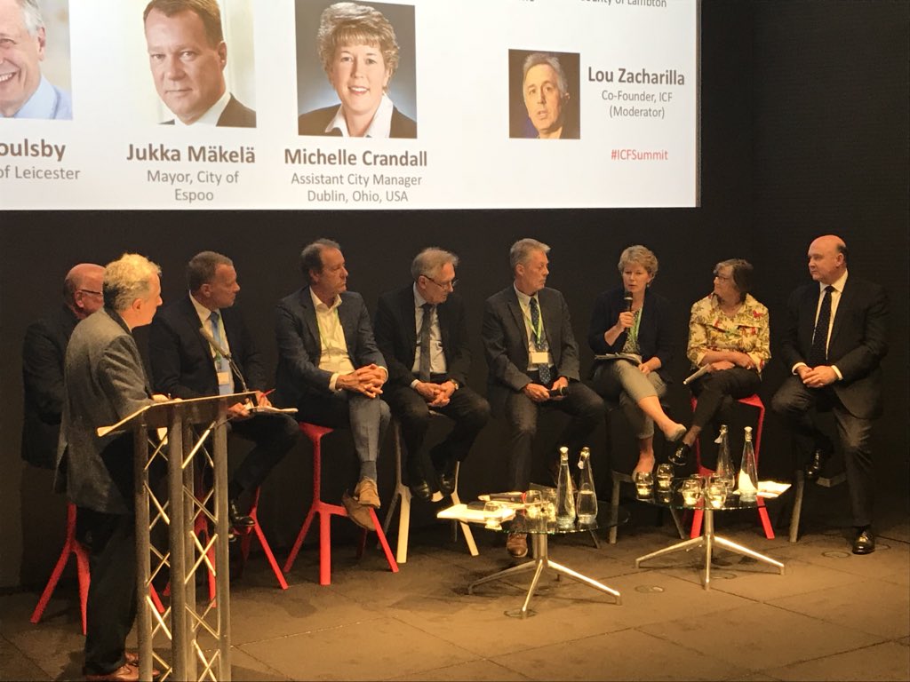 Michelle Crandall absolutely crushing it on the Leader’s Roundtable! You’ll be seeing a lot more of her as the #ICFSummit heats up. <a href="/Newcommunities/">Intelligent Community Forum</a>